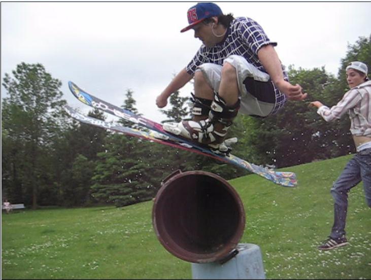 Double garbage can summer set-up