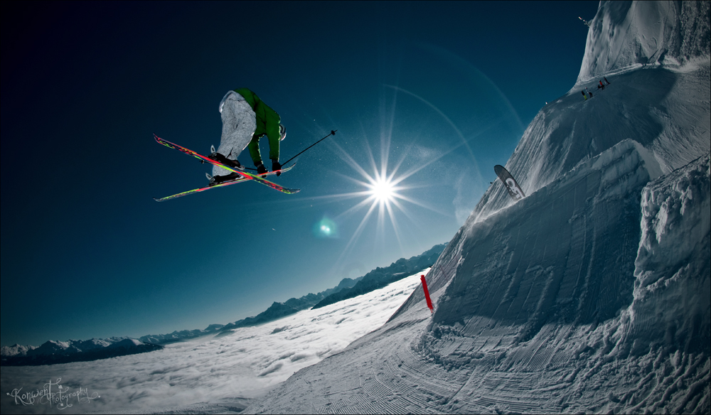 Double grabbin' over insbruck