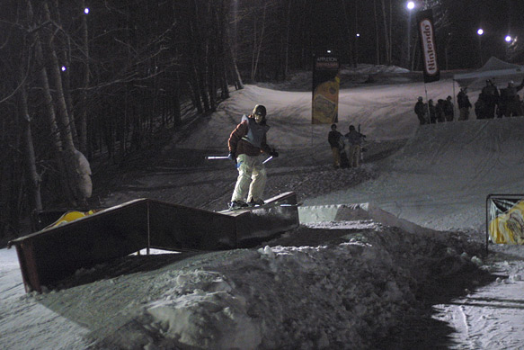 Down flat Down at froxen rail jam