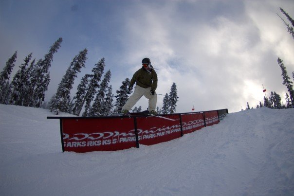 Down rail at Whisler