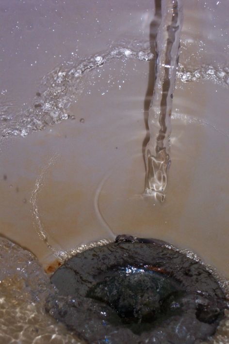 Down the drain