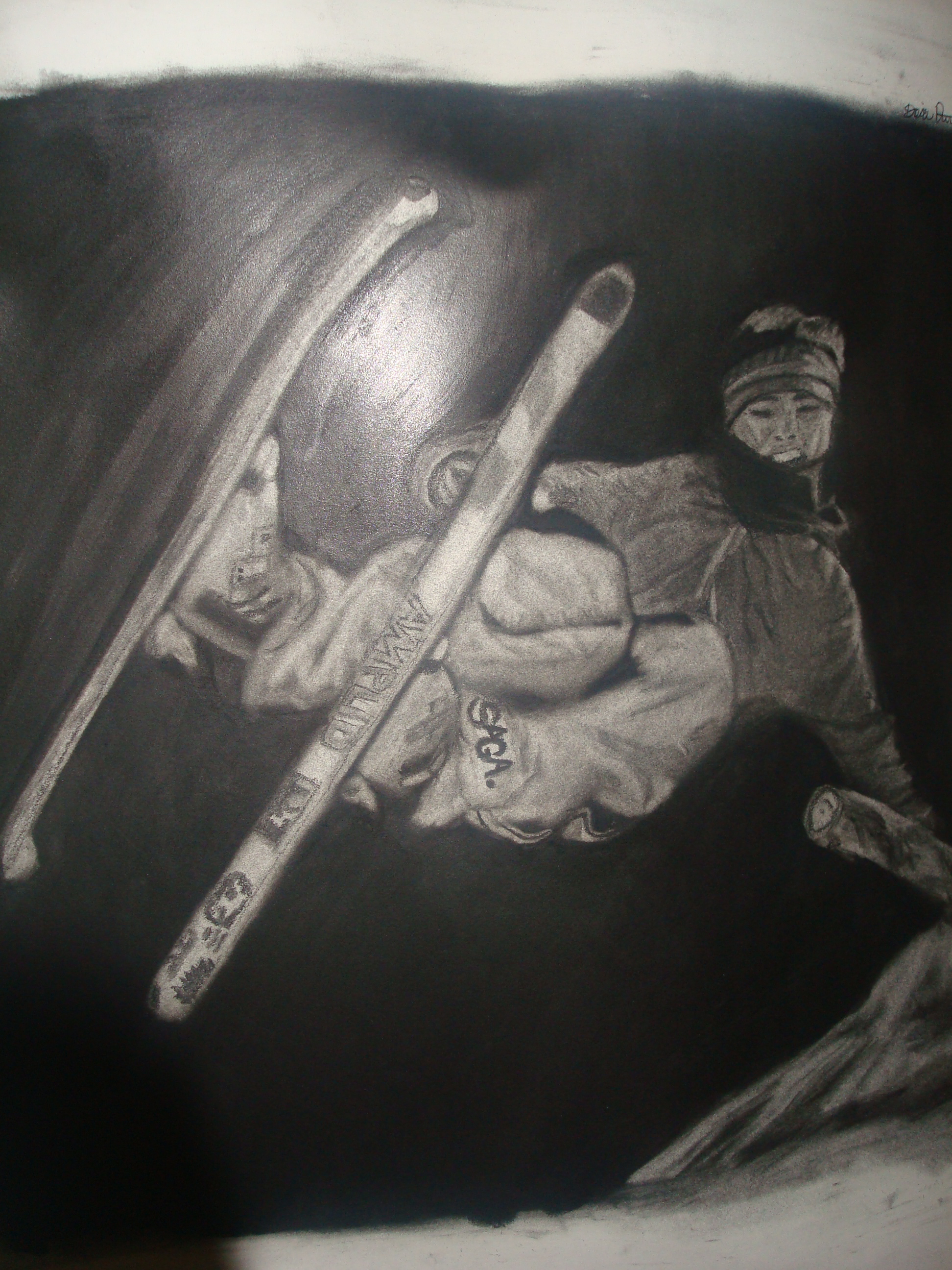 Drawing of a handrag