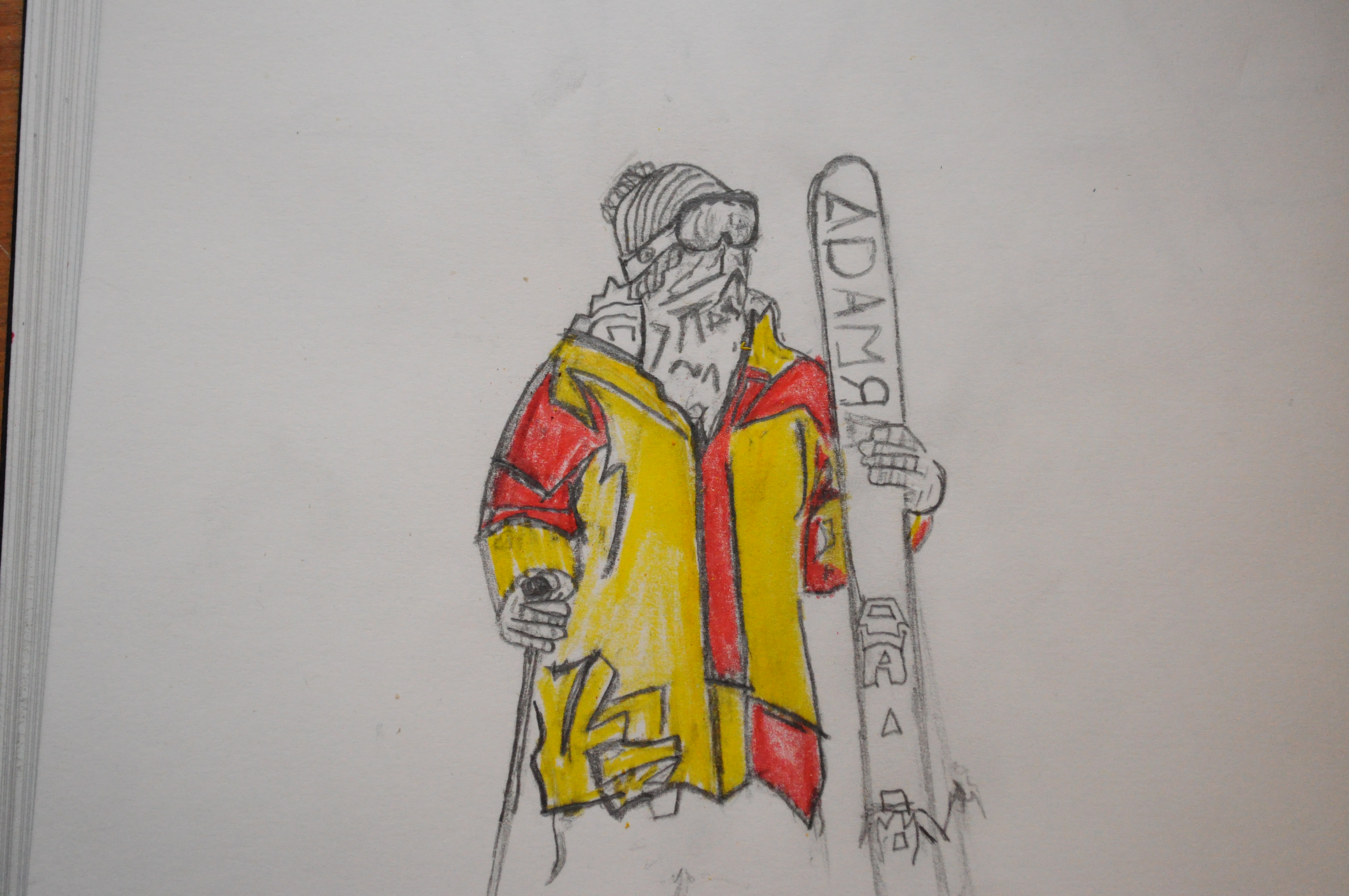 Drawing of mike hornbeck