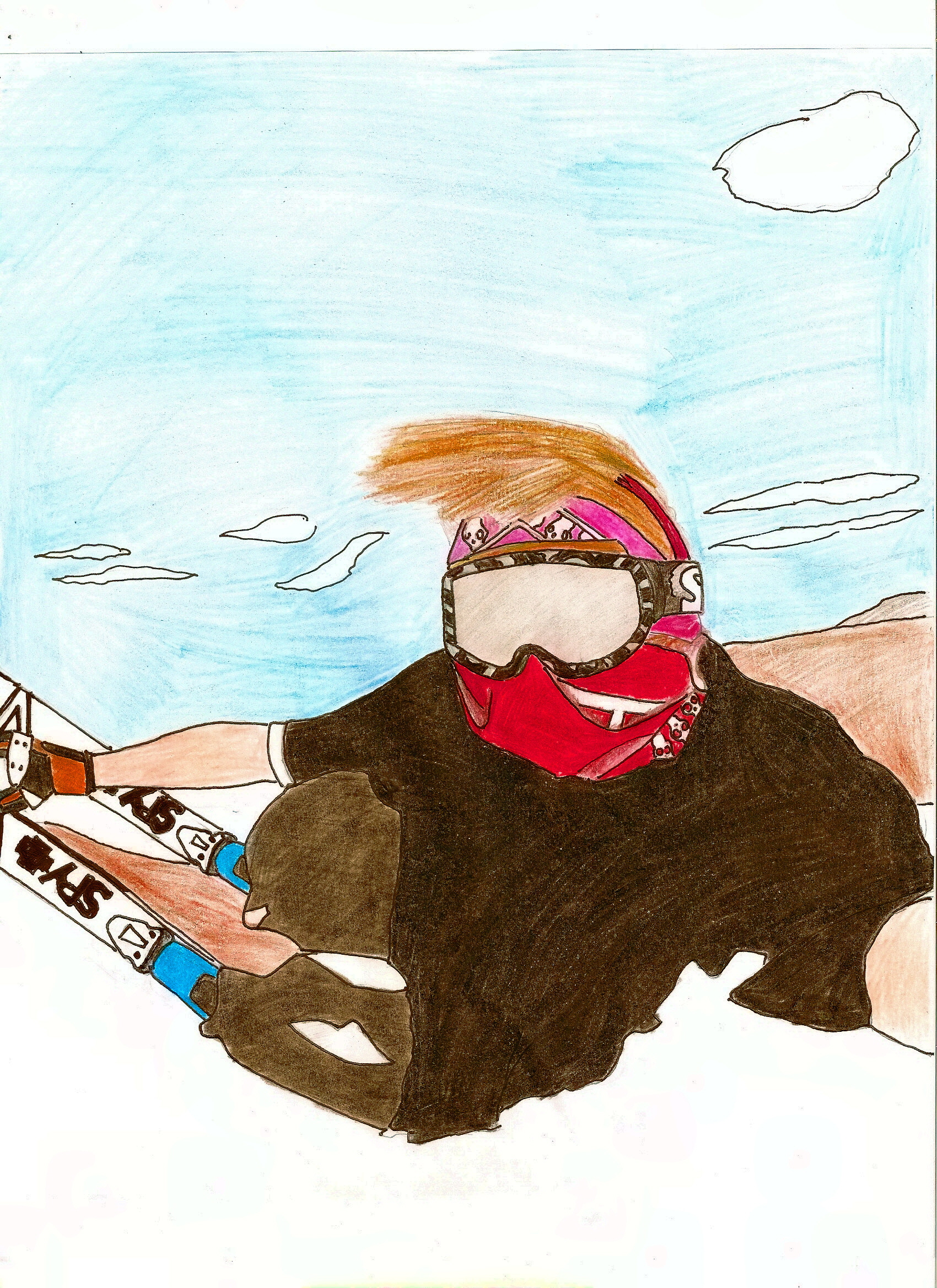 Drawing of skipresse cover