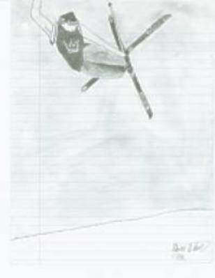 Drew it in classes, will add handplant  later.