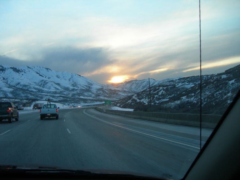 Driving back to vail