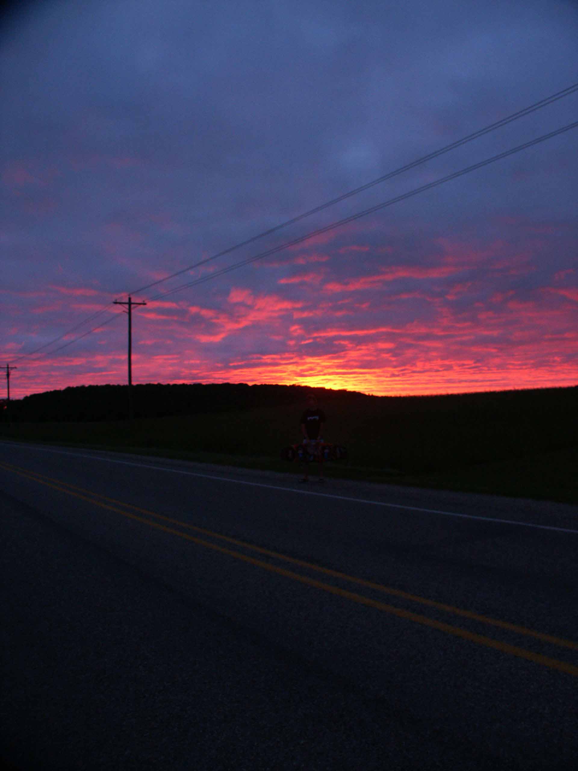 driving home from wakboarding lake charlivoix