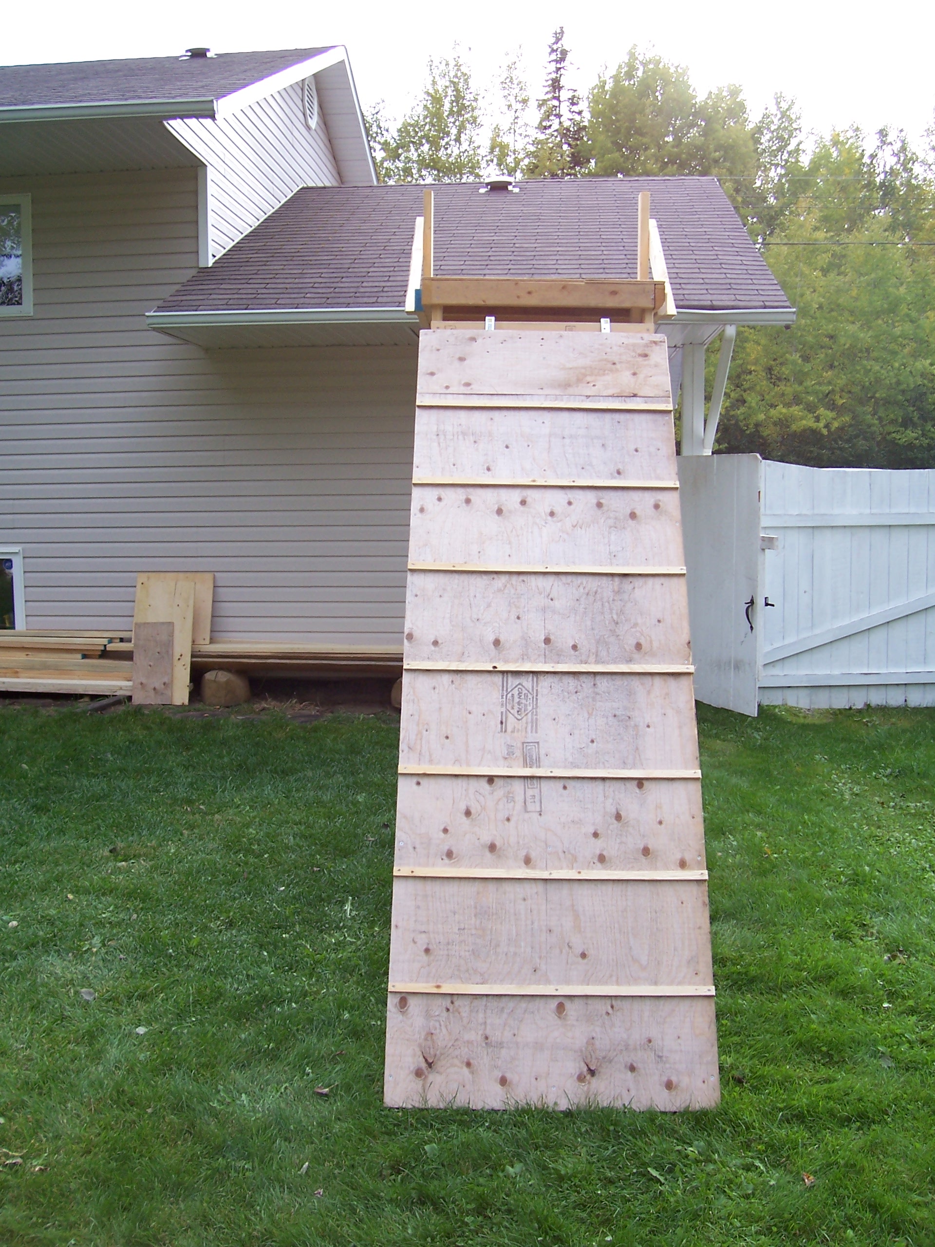 Drop-in ramp front view