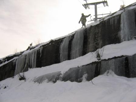 Drop off a 20 feets cliff