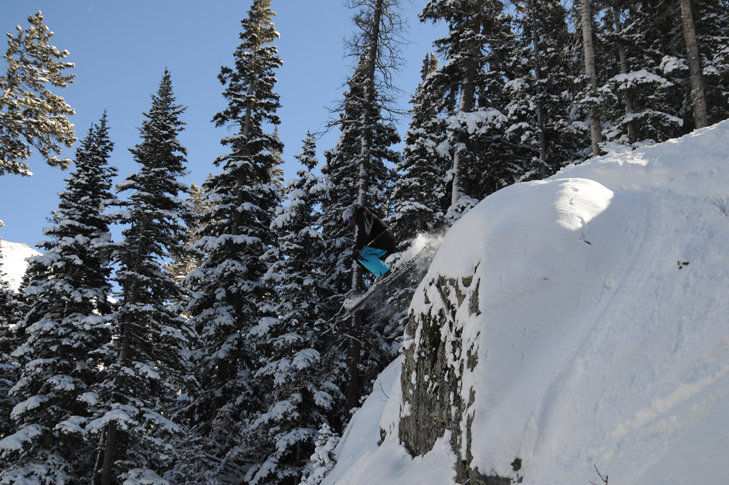 Dropping a nice cliff