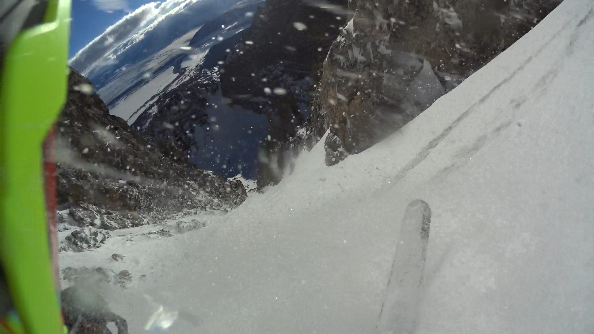 Dropping into the sliver