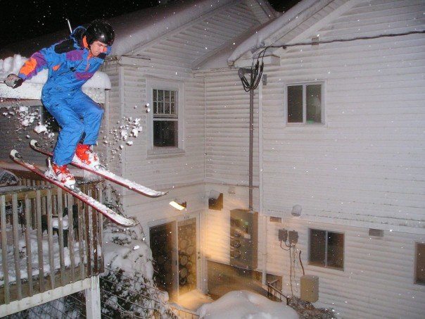 Dropping off the roof