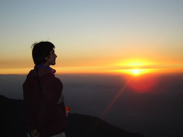 drunk sunset on provincia summit