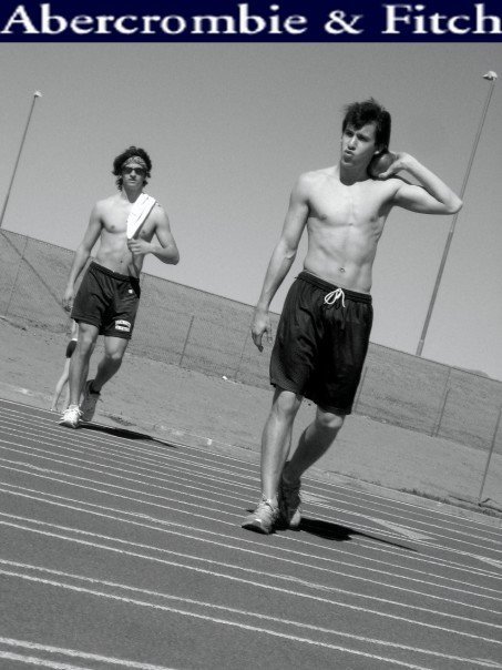 During my abercrombie model stint
