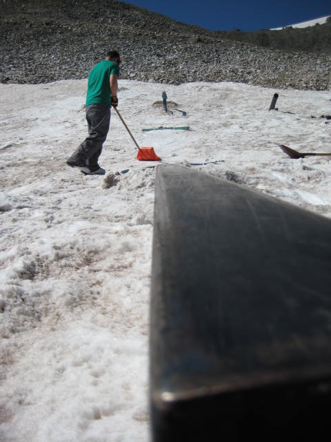 Dustin working away...