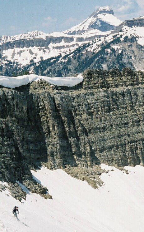 Dwarfed by the Mountains...just the way I like it. Amazing day.