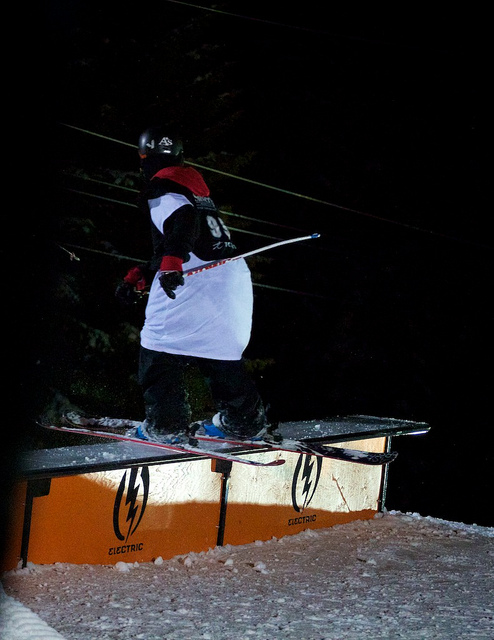 Dylan thugin at rail jam