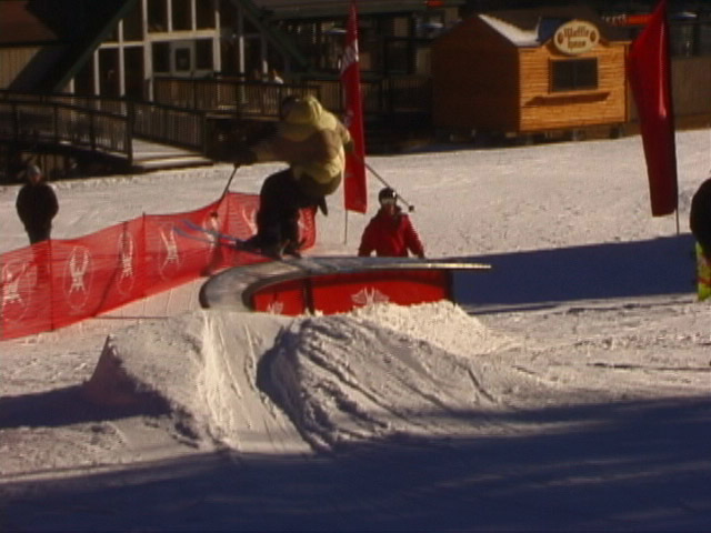 Early Season rail jam at waterville
