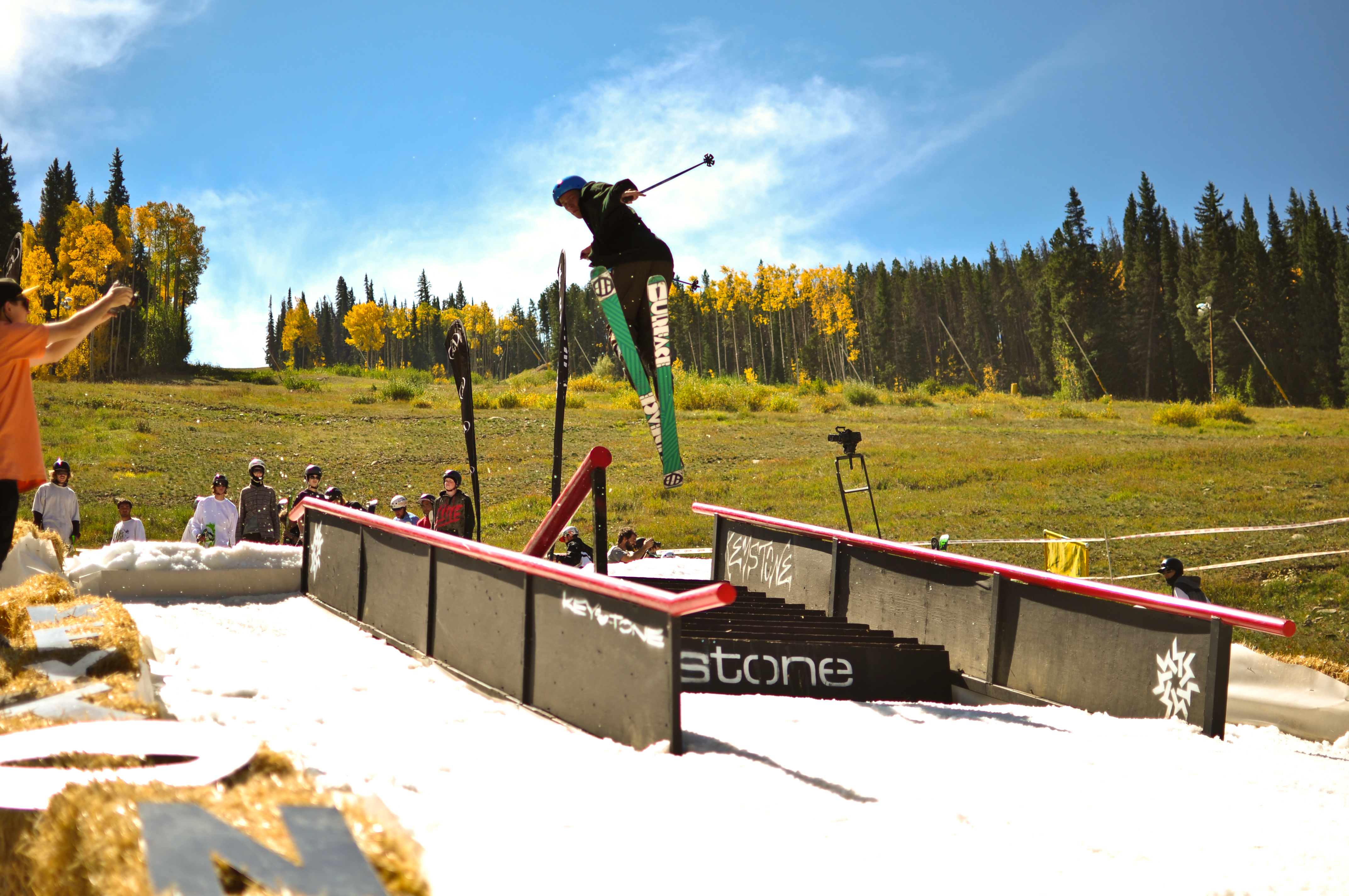 Early season rail jam