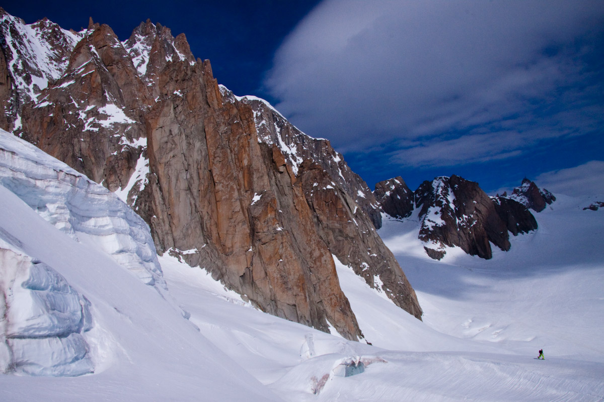Earning My Turns on The Glacier