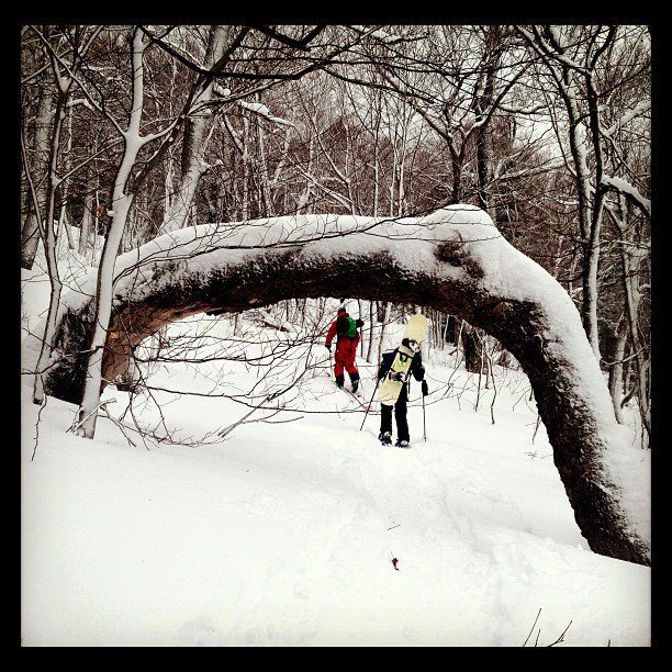 Earning turns w/ Huck