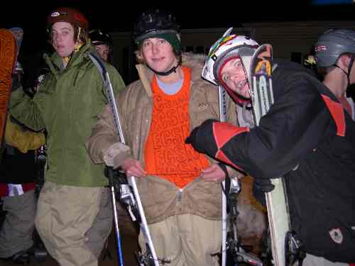 Ecsm crew at rail jam