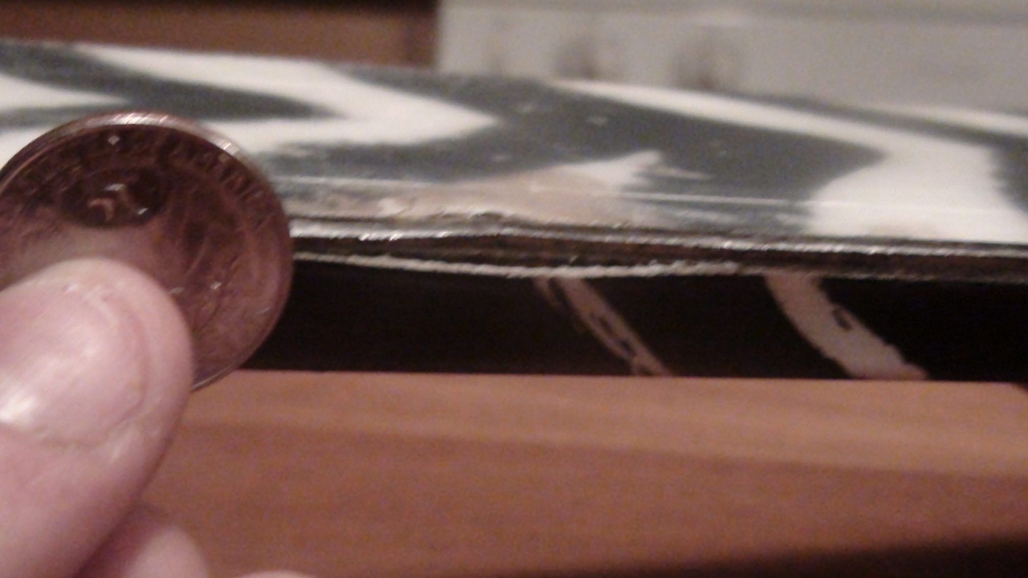 Edge damage another view