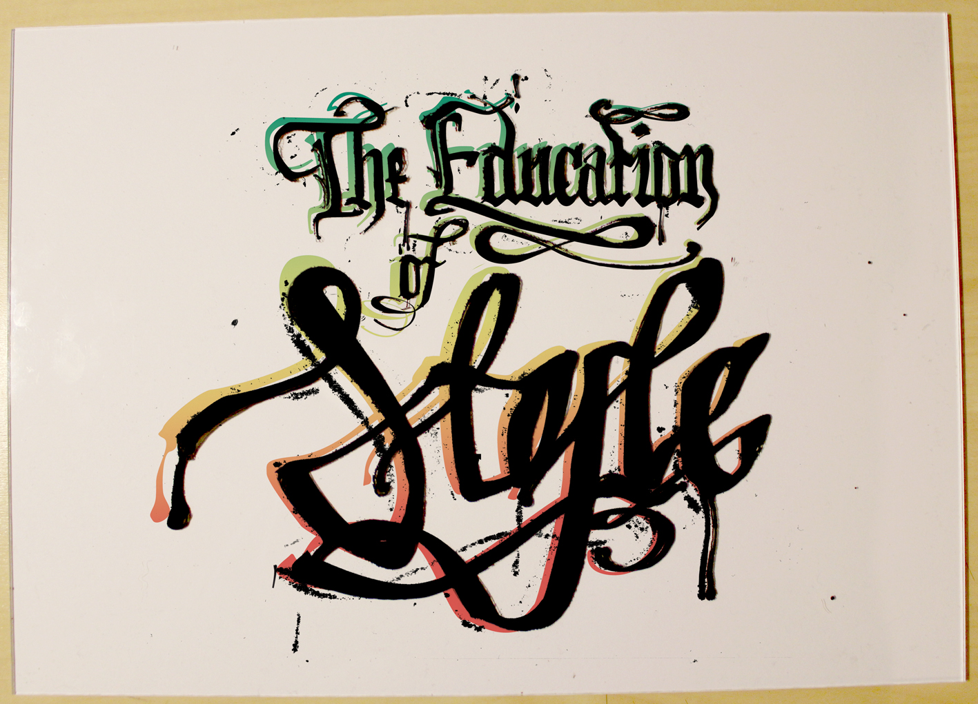education of style graffiti contest entry
