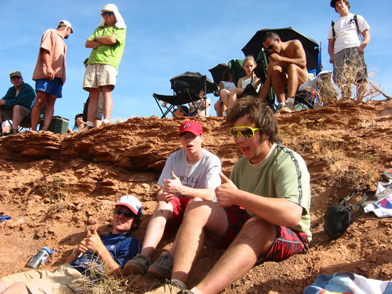 enjoying the red bull rampage