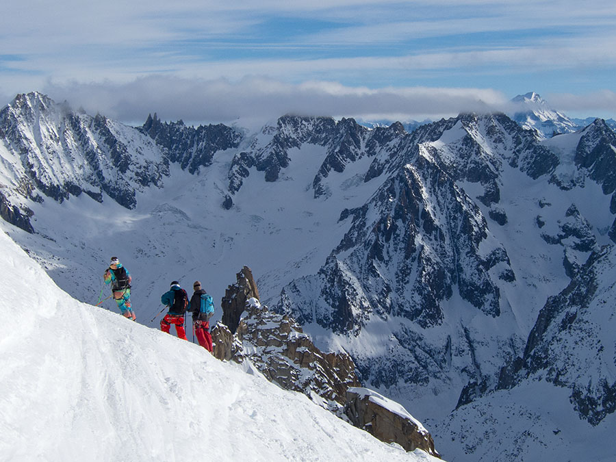 Enjoying the view up the midi