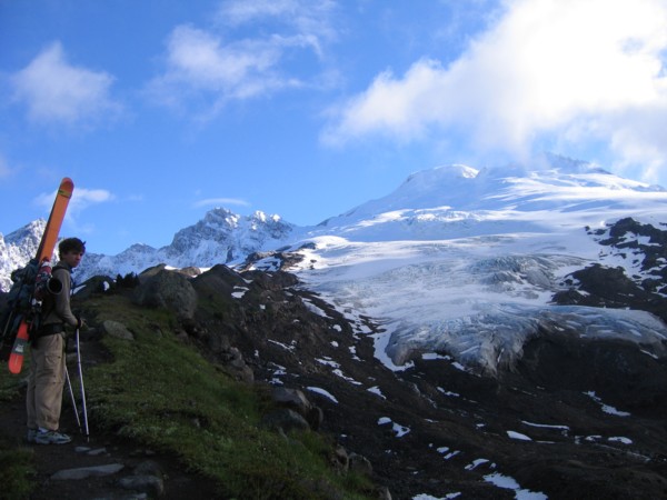 Eric and Easton Glacier