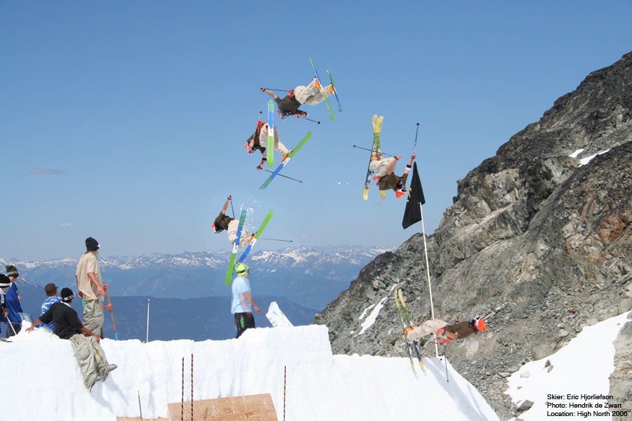Eric Hjorliefson Backflip over quarter