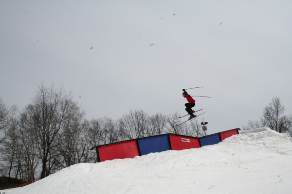 Eric over the kink getting ready to disaster it