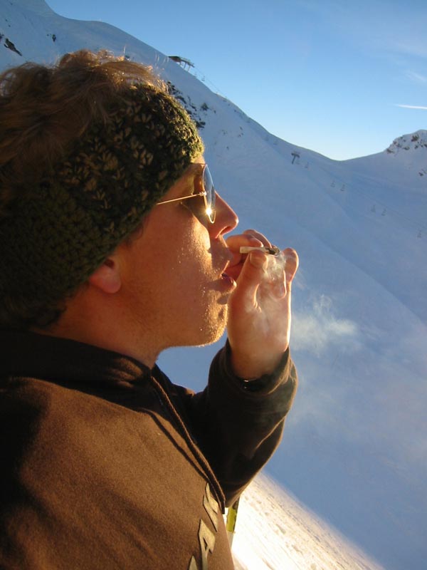 euro stylin - powder, sun, cliffs and spliffs