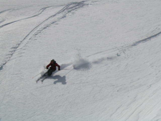 Even with out new snow, we still find the goods.