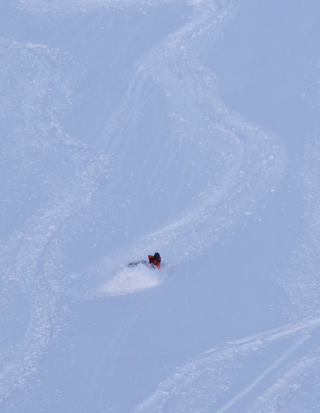 Face shots on the sled