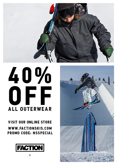 Faction - 40% off all outerwear