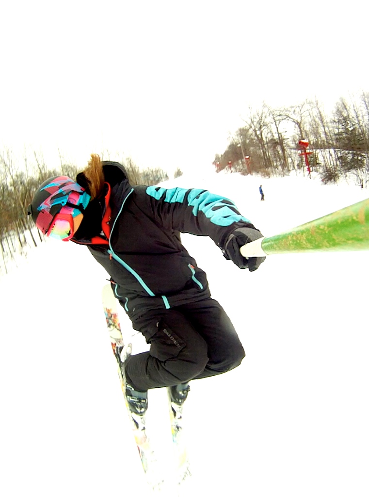 Faking with a tail grab