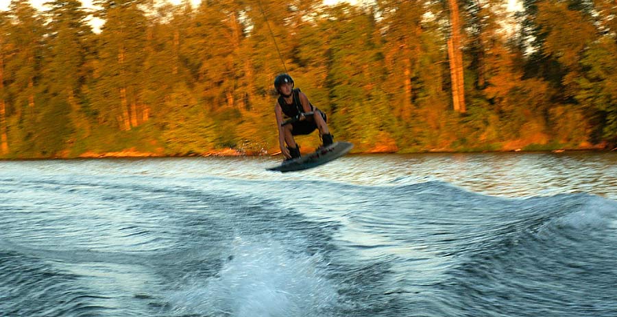 Fall Wakeboarding