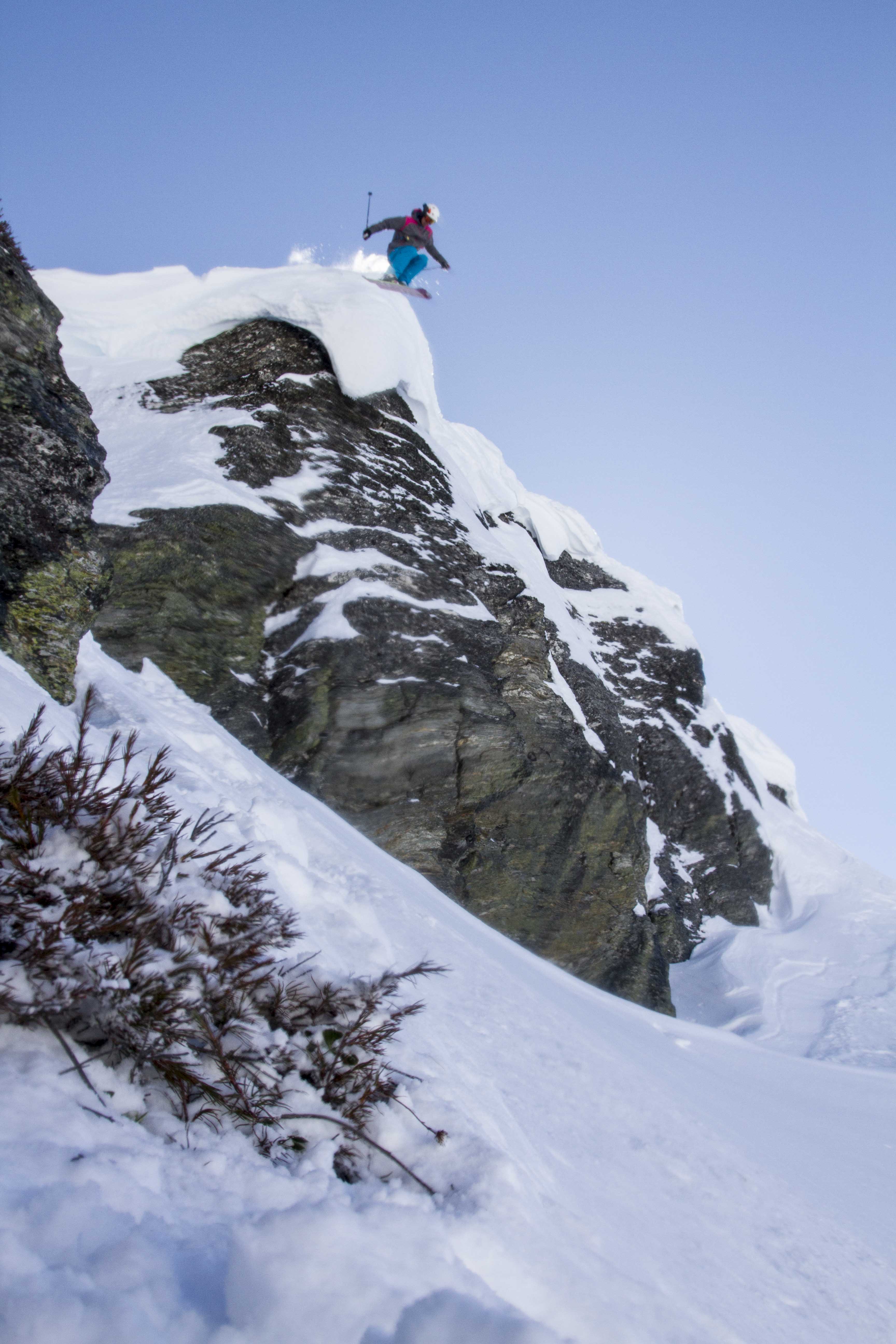 Falling Off Stuff At Queens Town Cat Skiing 