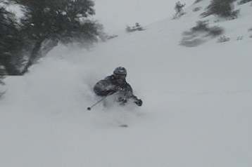 Fast Utah Pow Turn