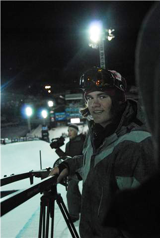 Fat man filming (PBP)