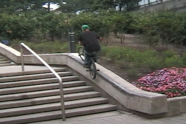 febling up the ledge