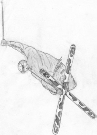 Fin Sketch of POWDERHOUND cover