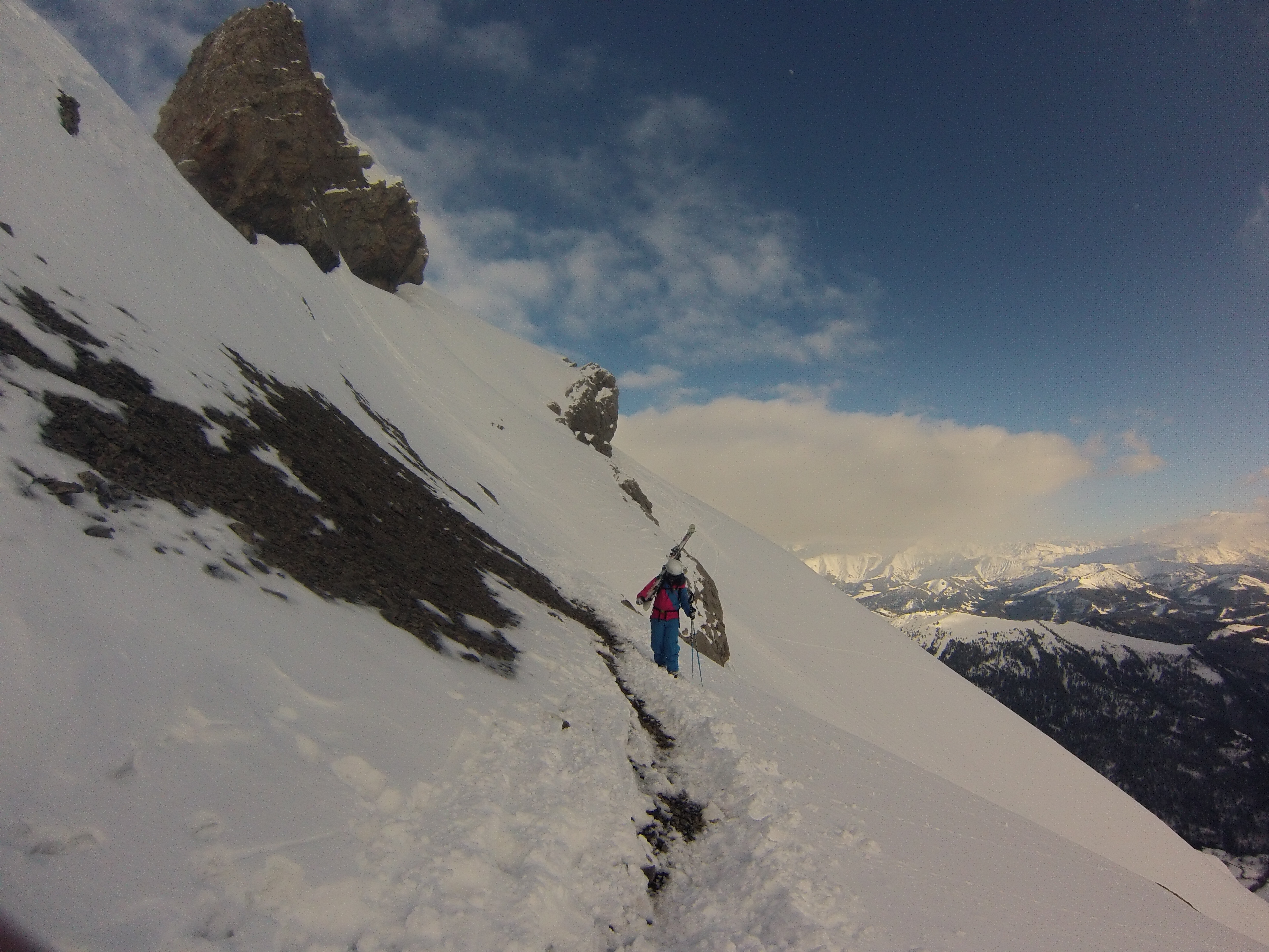 Final Ascent to Aravis Gates