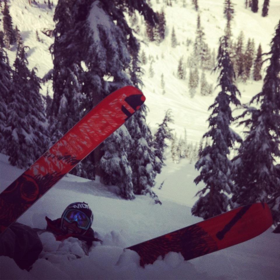 Finally! A decent pow day in Tahoe