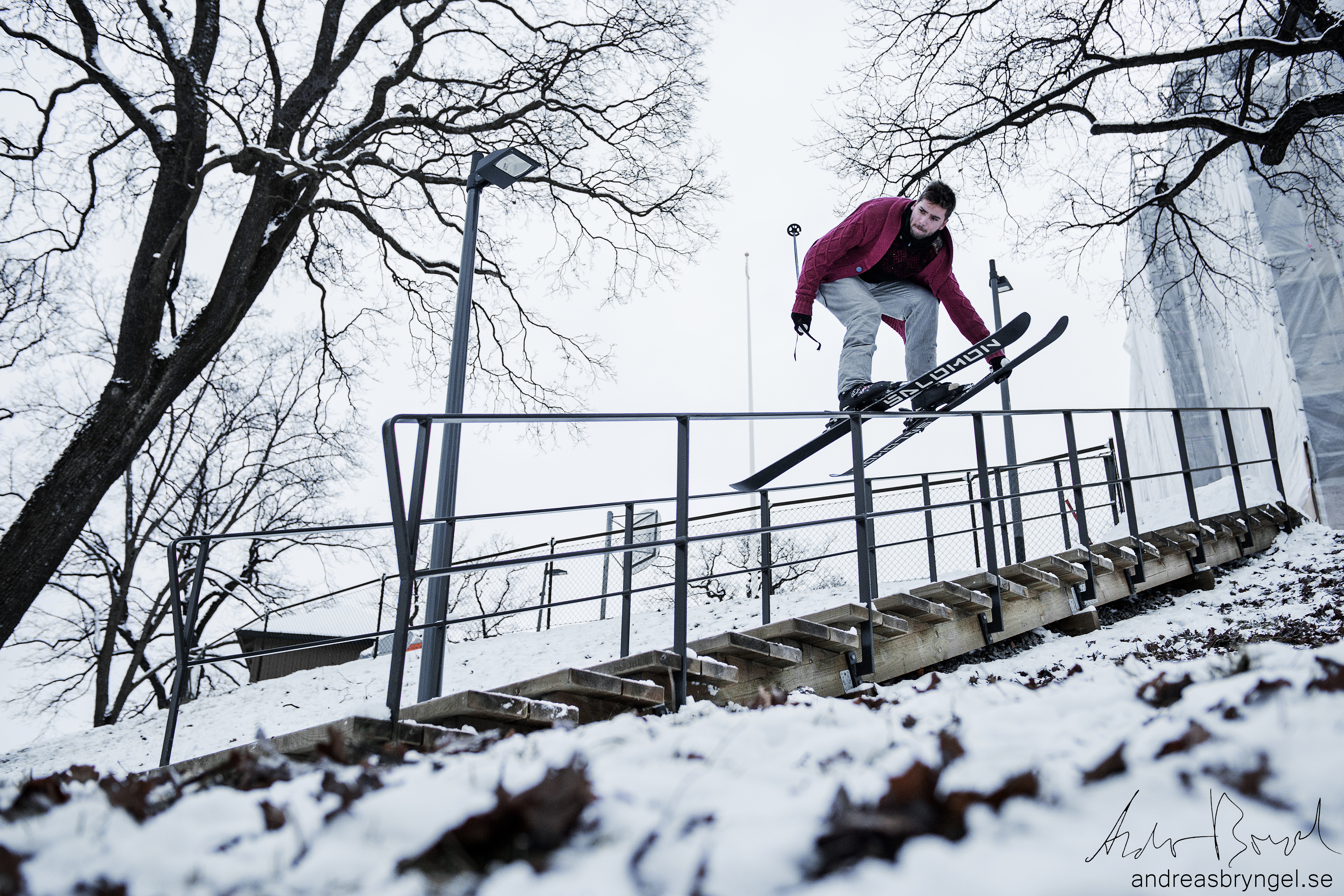 Firs rail session of the winter