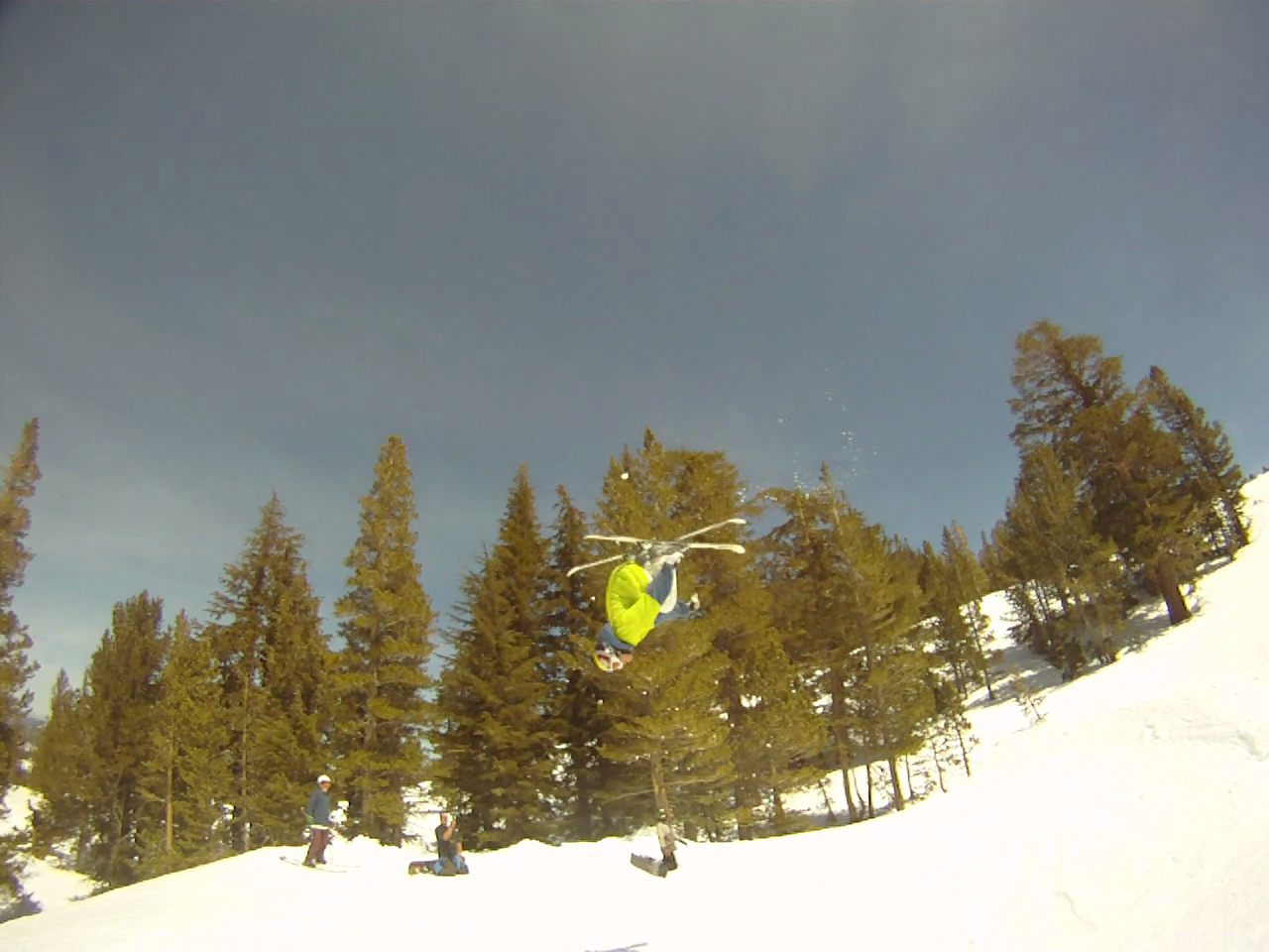 First backflip on skis