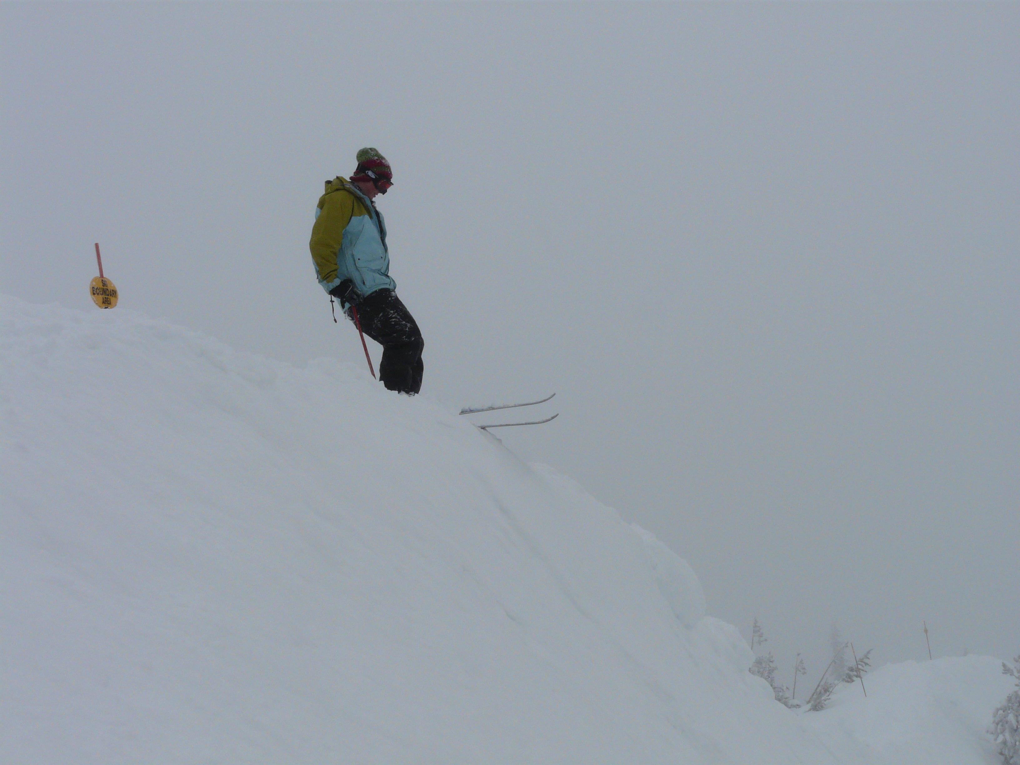 First drop of the day