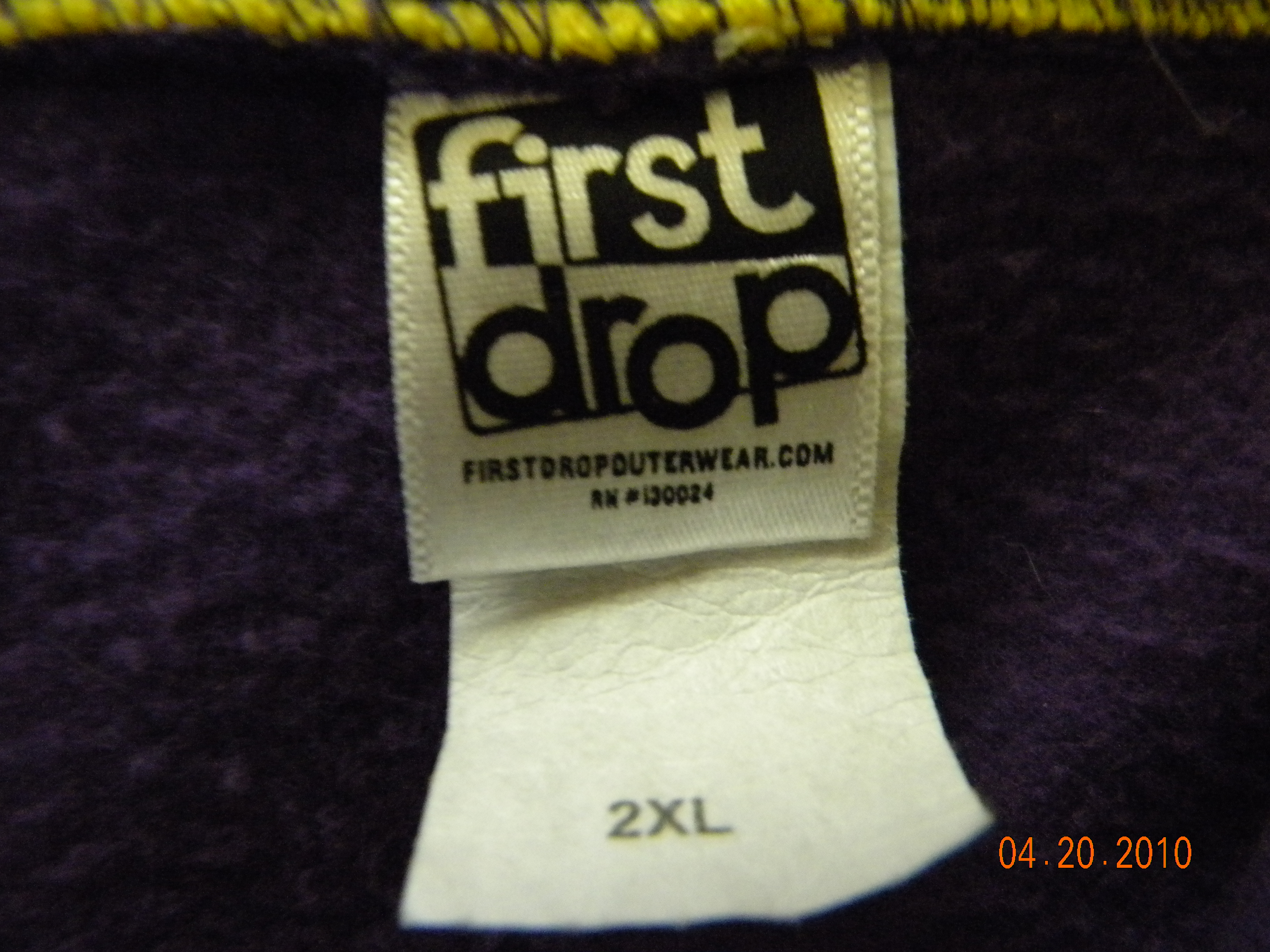 First Drop Tag